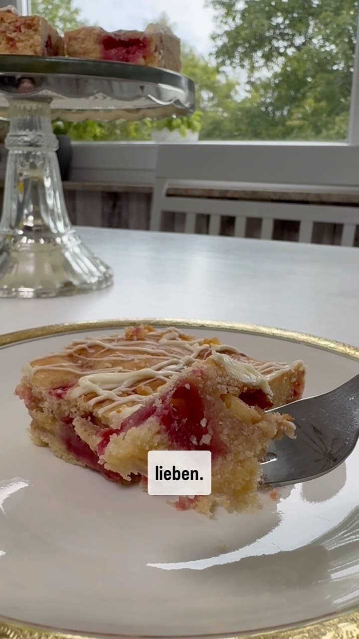 Himbeer-Weiße Schoko- Blondies
