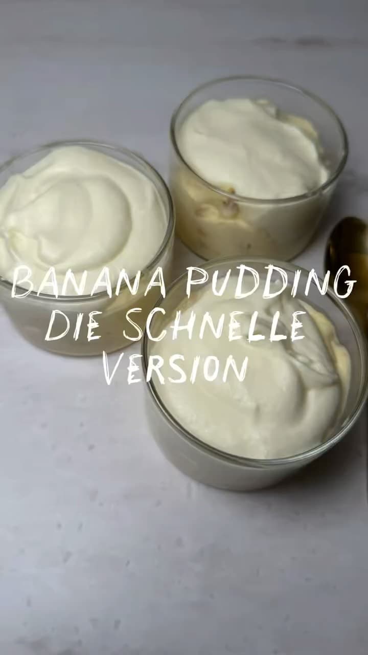 Bananapudding – die schnelle Version
