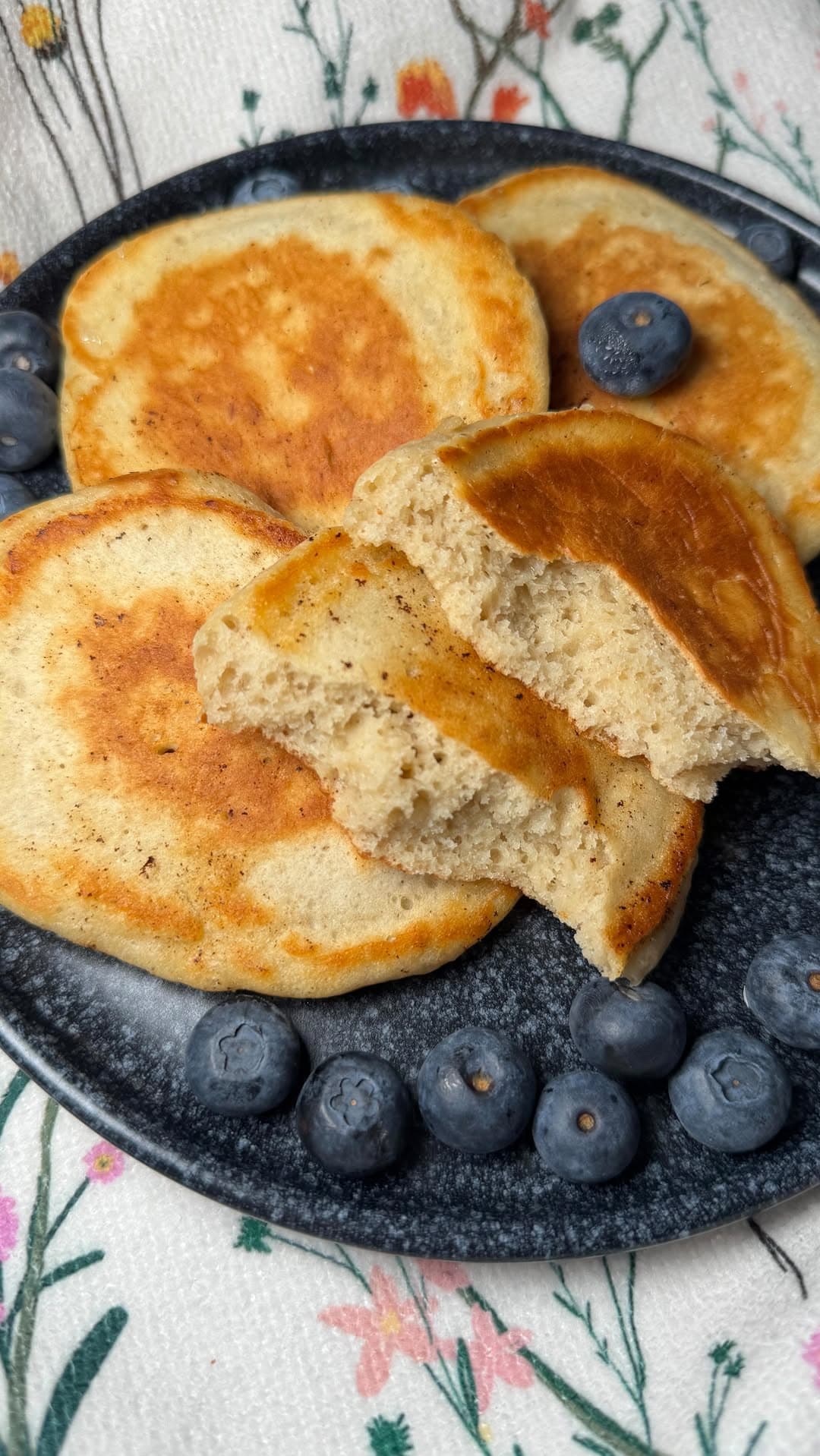 Fluffige Bananenpancakes