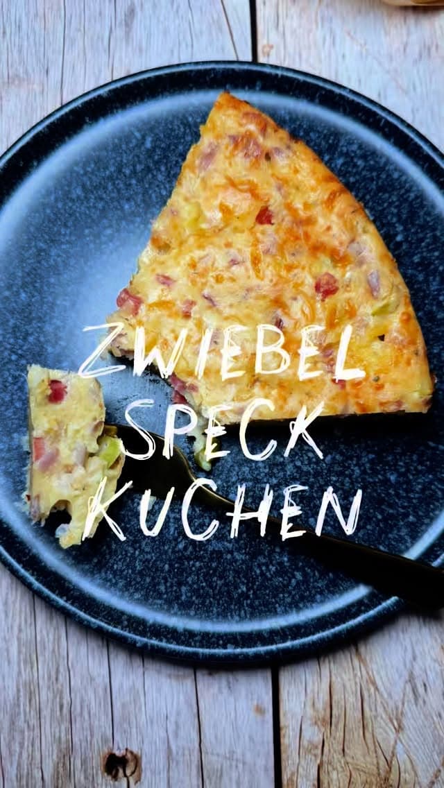Einfacher Zwiebel-Speckkuchen