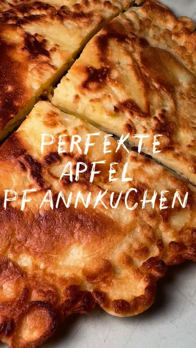 Perfekte Apfelpfannkuchen