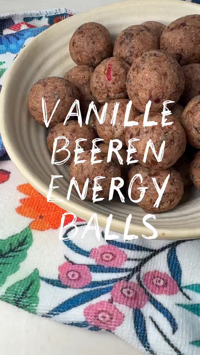 💗 Vanille-Beeren Energy Balls