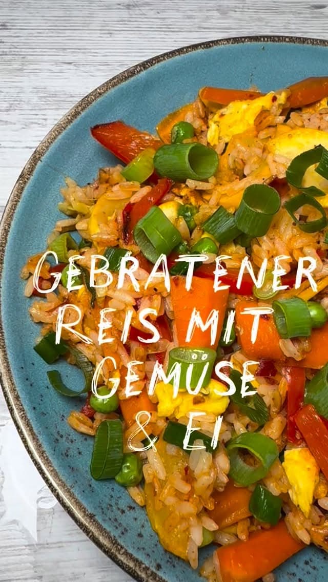 🍚Gebratener Reis mit Gemüse und Ei