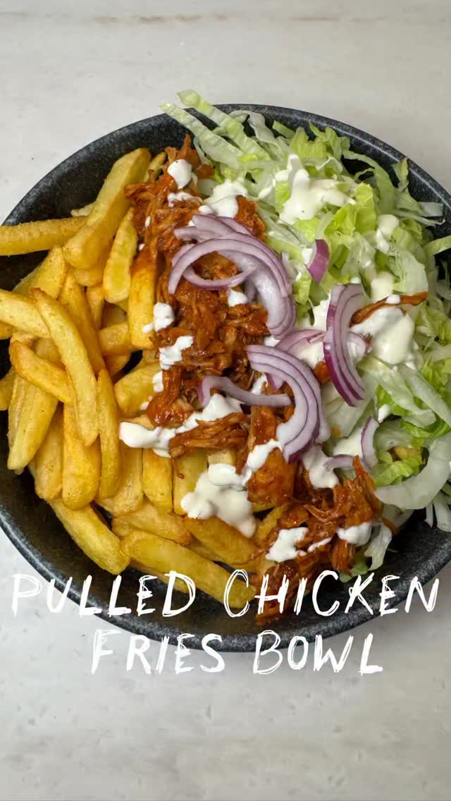 🐔 Pulled Chicken Fries Bowl