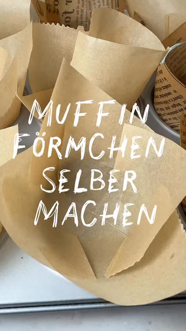 🧁 Do-it-yourself-Muffinförmchen aus Backpapier