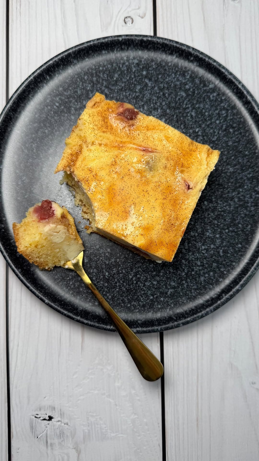 Kirsch-Schmandkuchen vom Blech