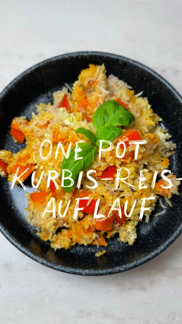 One Pot Kürbis-Reis-Auflauf