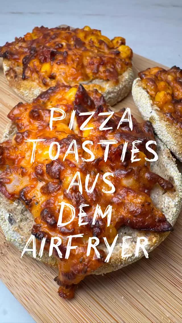 🍕 Pizza Toasties aus dem Airfryer