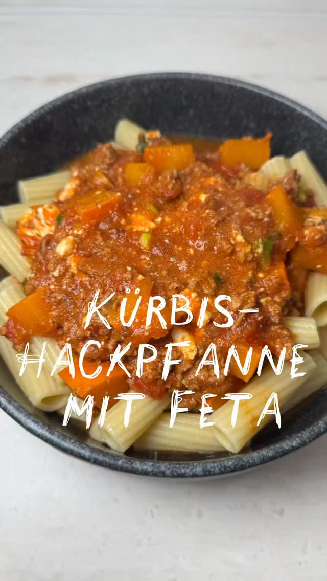🎃 Kürbis-Hackpfanne mit Feta