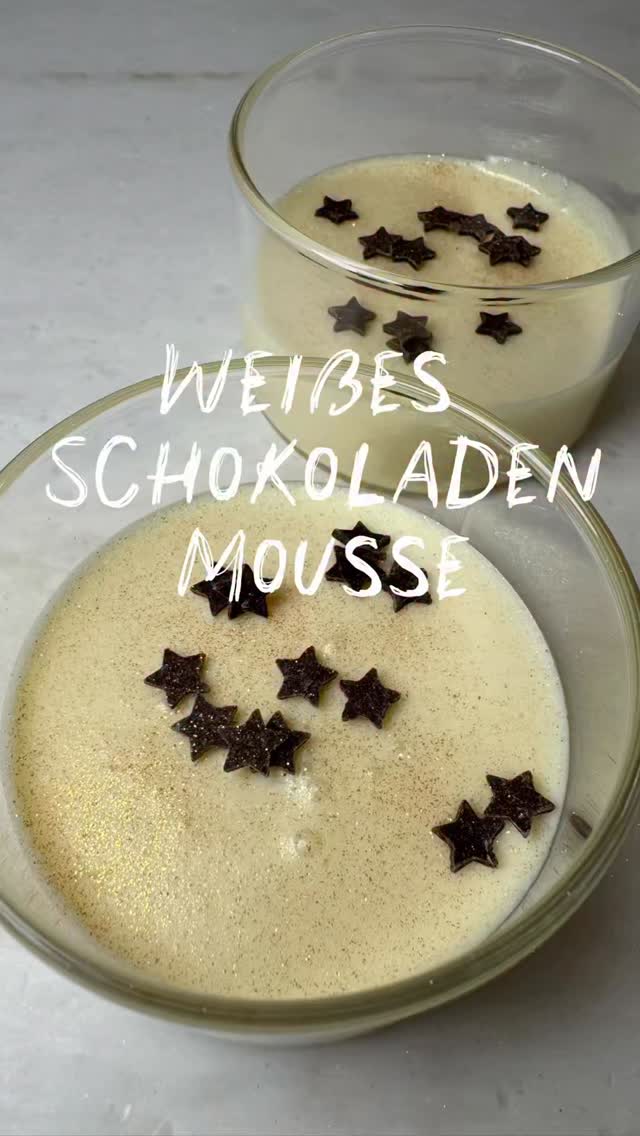 Weißes Schokoladenmousse
