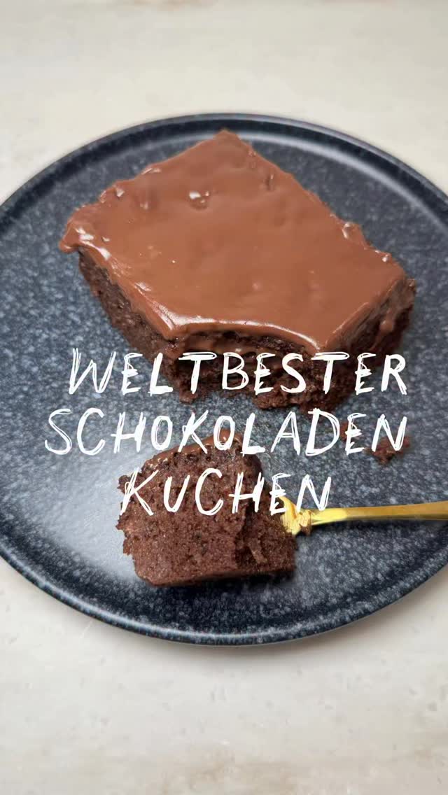 Weltbester Schokoladenkuchen vom Blech