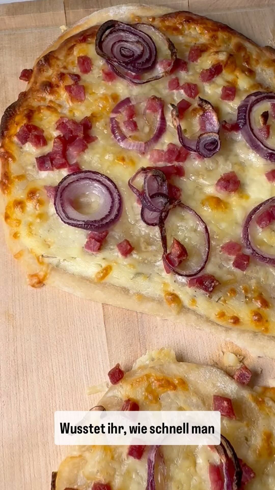 Flammkuchen – schnell & einfach