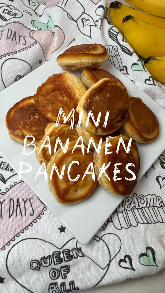 Mini-Bananen-Pancakes