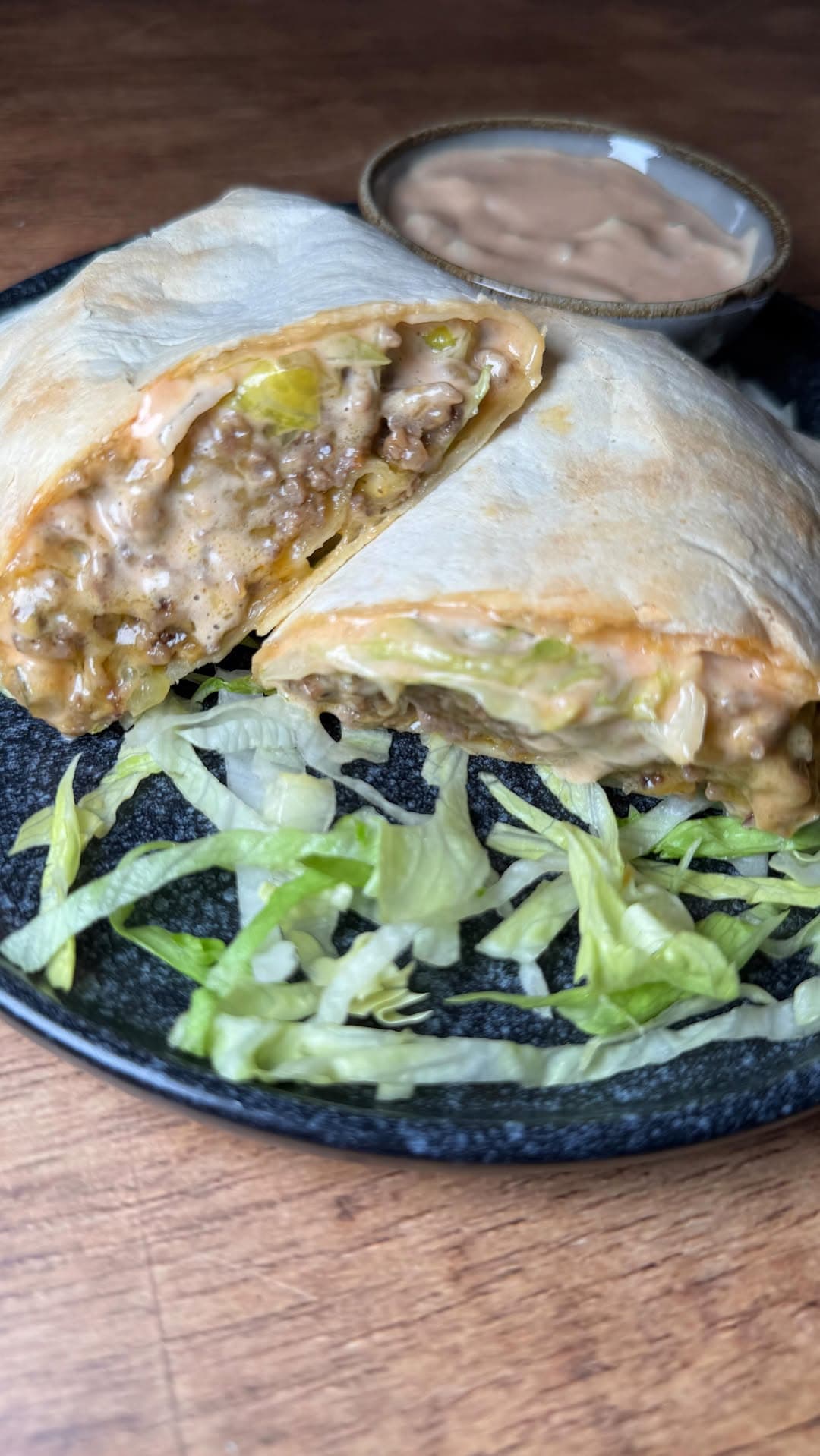 Cheddar Cheese Burger Wraps