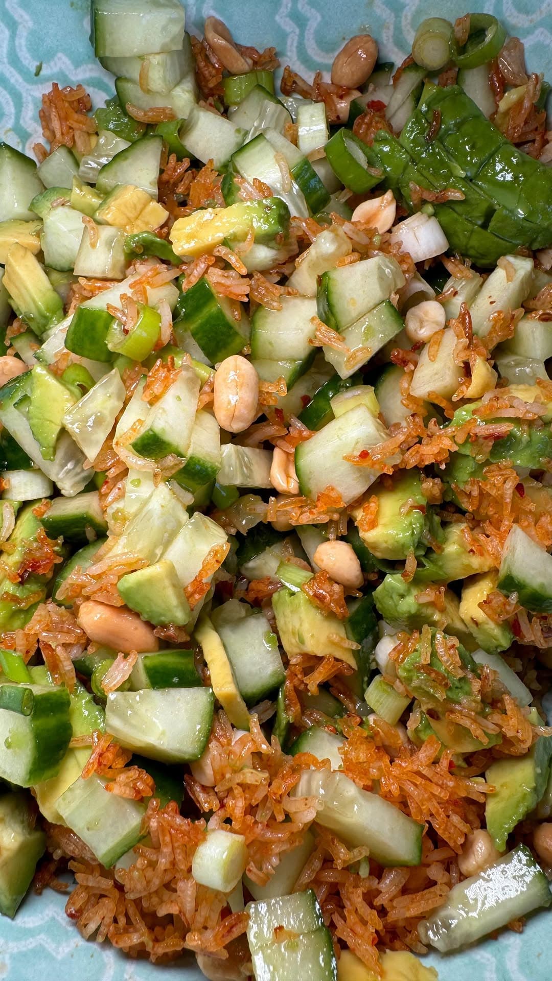 Crispy Rice Salat