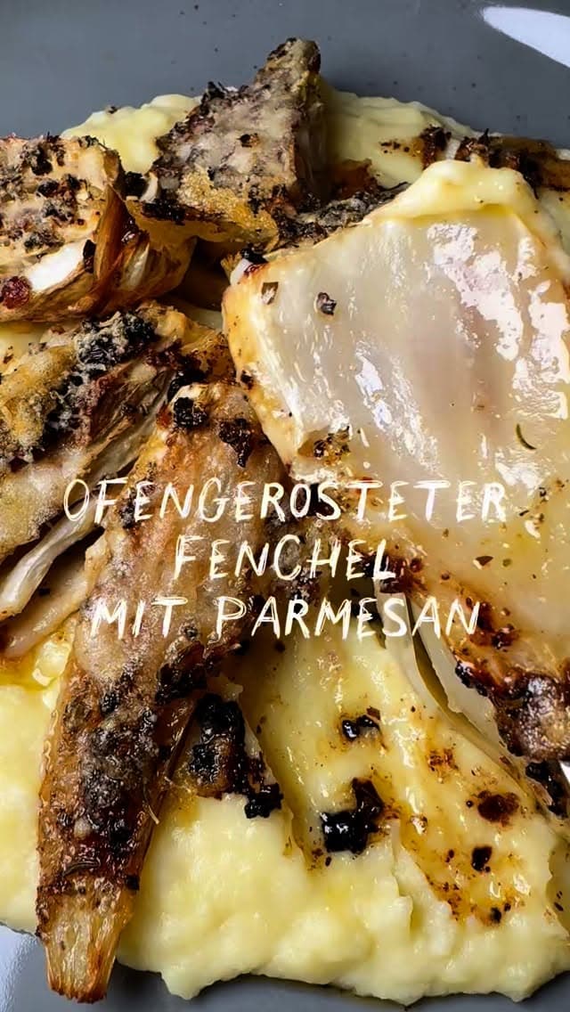 Ofengerösteter Fenchel mit Parmesan