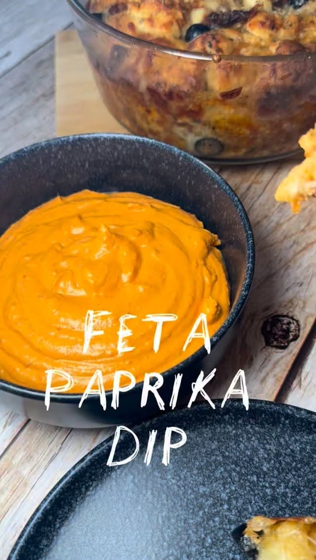 🫑 Cremiger Feta-Paprika-Dip