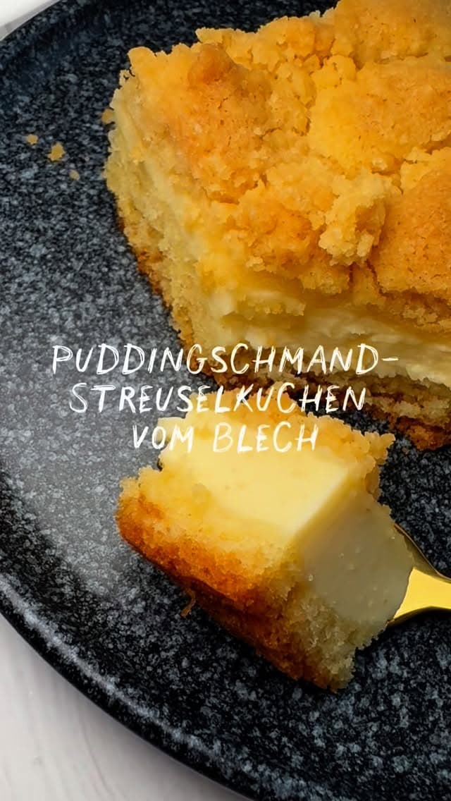 Puddingschmand-Streuselkuchen vom Blech