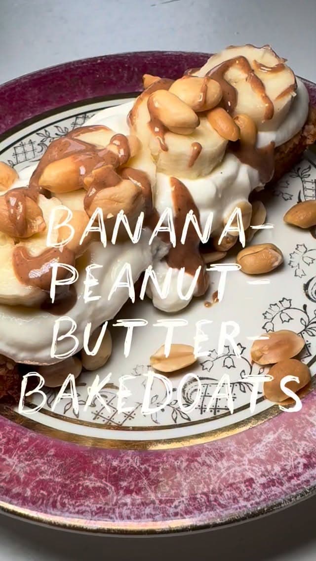 Banana-Peanut-Butter-Baked-Oats