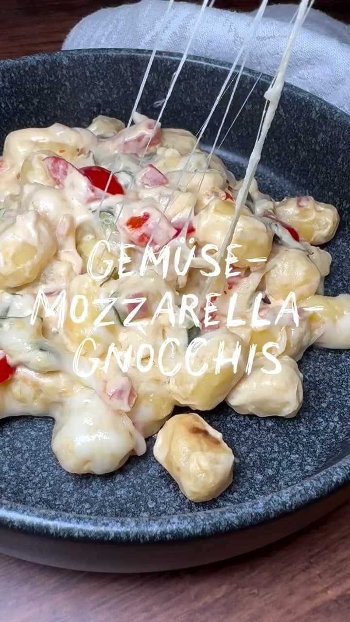 Gemüse-Mozzarella-Gnocchis