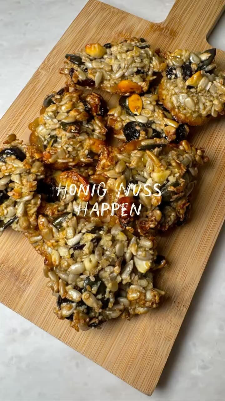 Honig-Nuss-Kernhappen