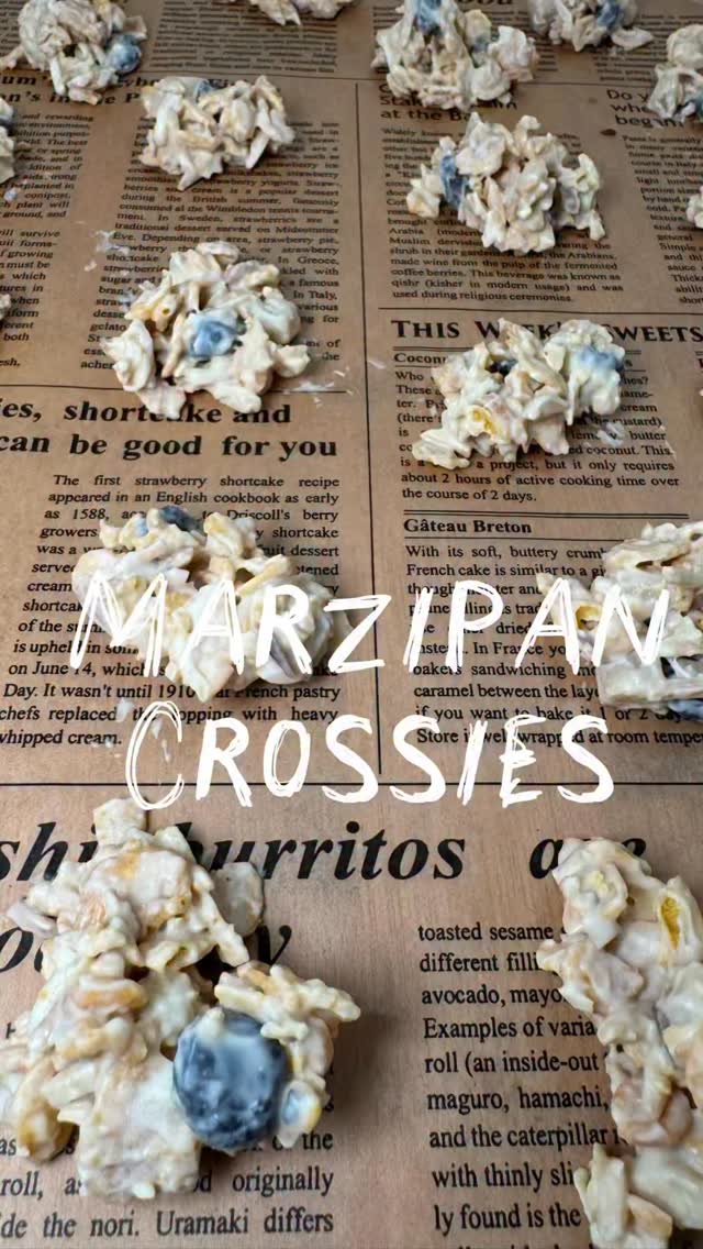 Marzipan-Crossies