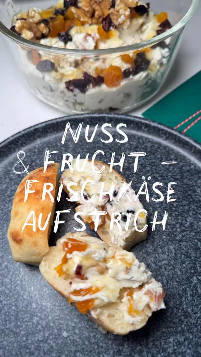 Nuss & Frucht – Frischkäseaufstrich