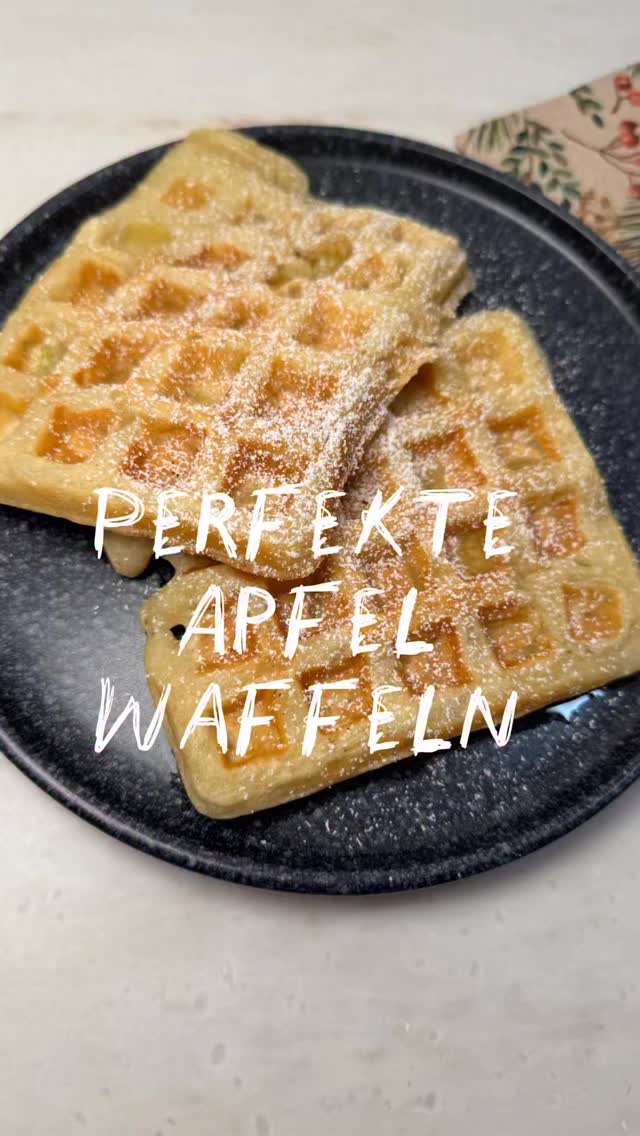 🍏 Perfekte Apfelwaffeln