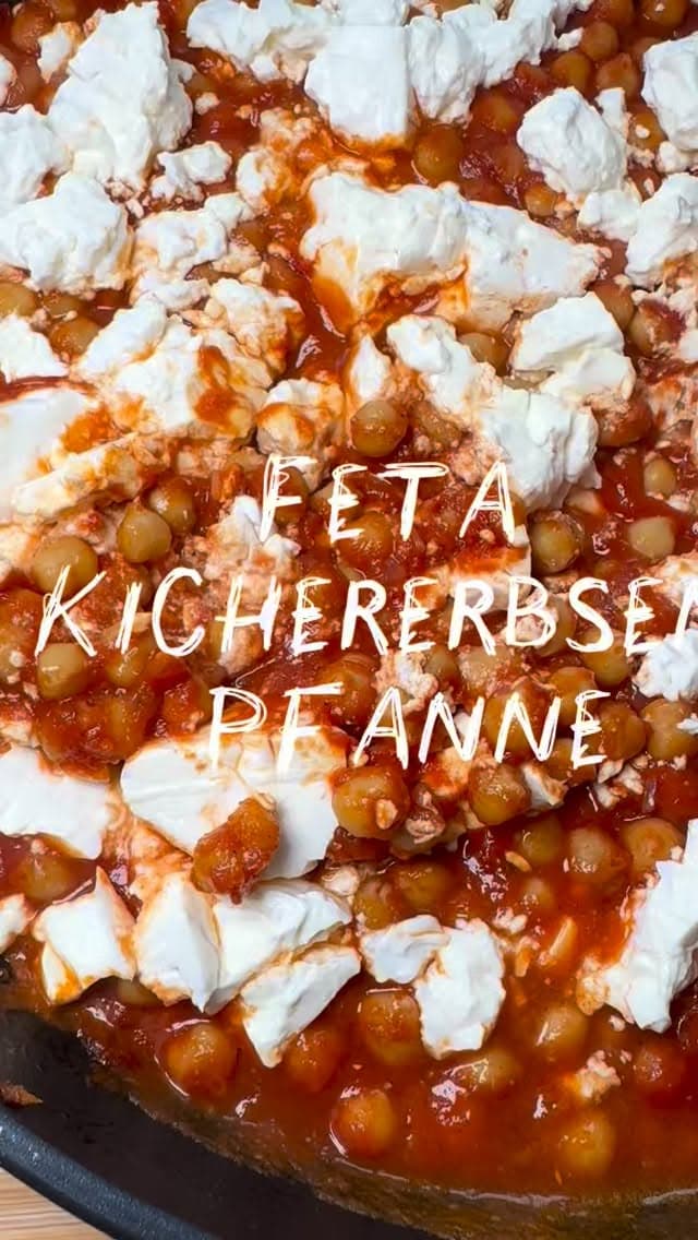 Feta-Kichererbsen-Pfanne