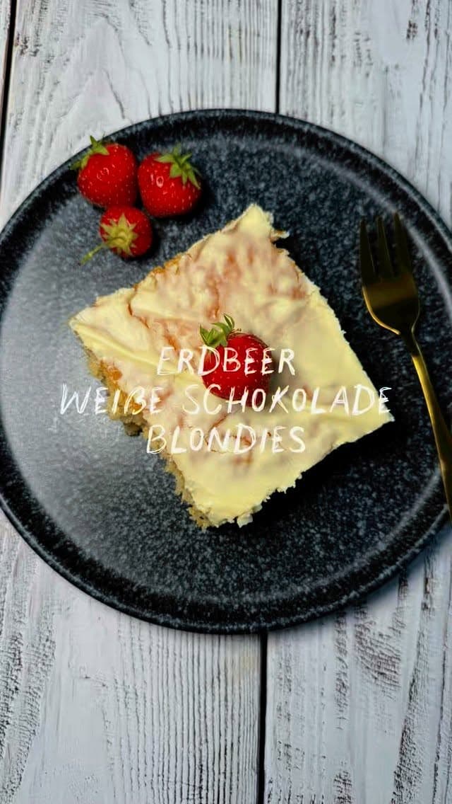 Erdbeerblondies