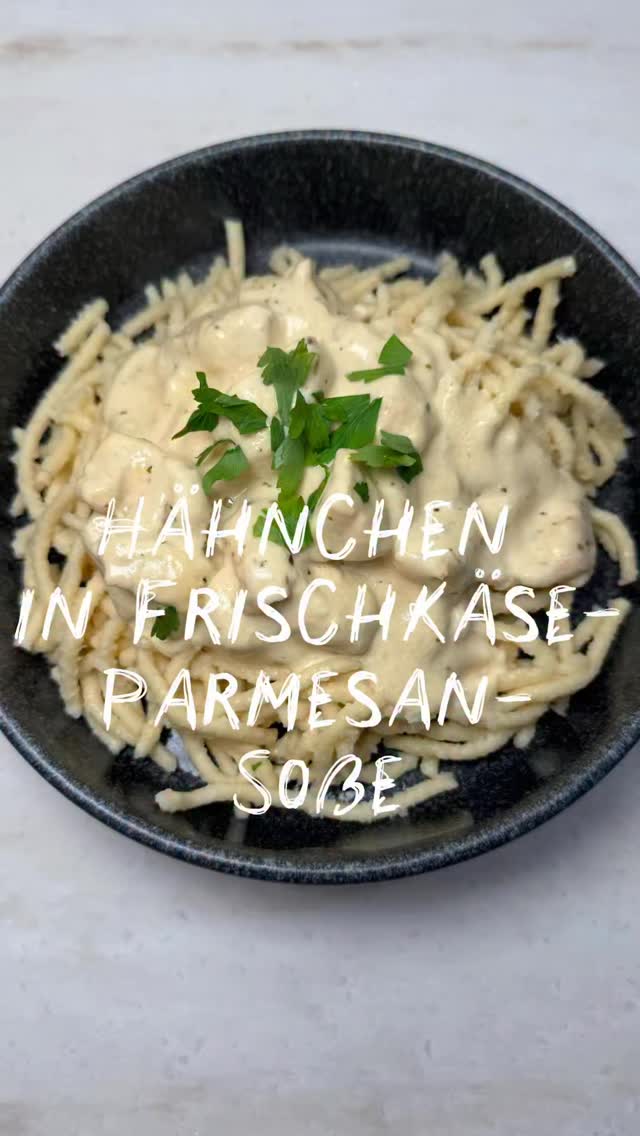 🐔 Hähnchen in Frischkäse-Parmesan-Soße
