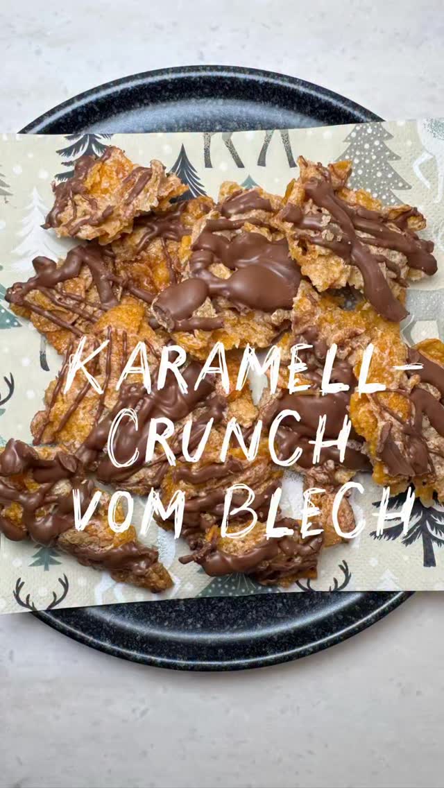 Karamell-Crunch vom Blech