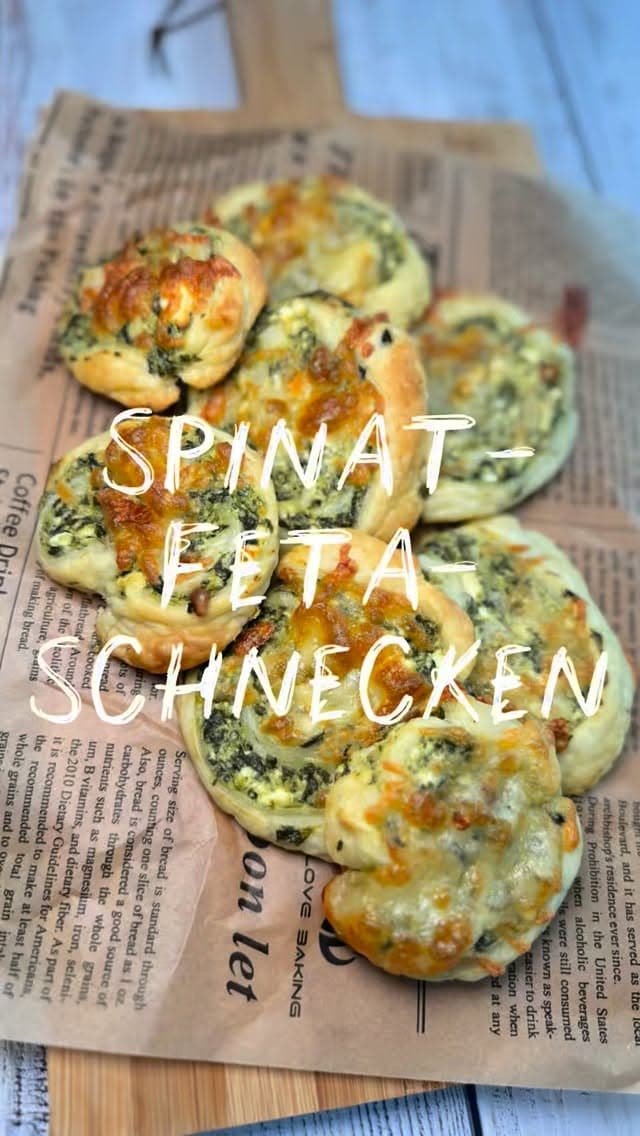 Spinat-Feta-Schnecken
