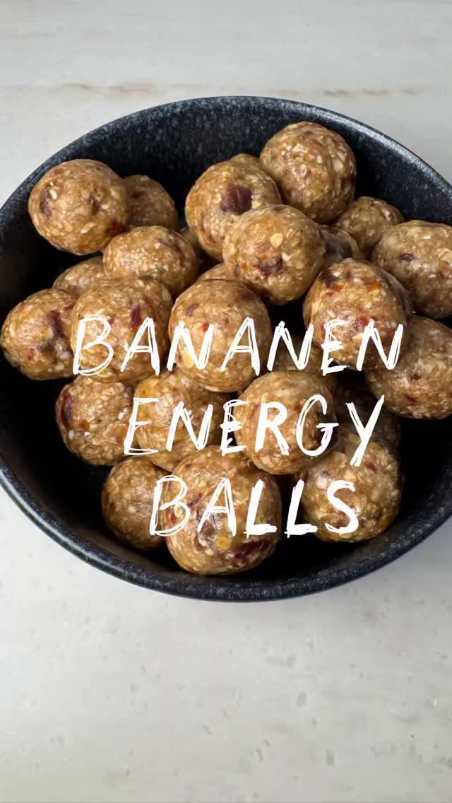 Bananen Energy Balls (ohne Backen)