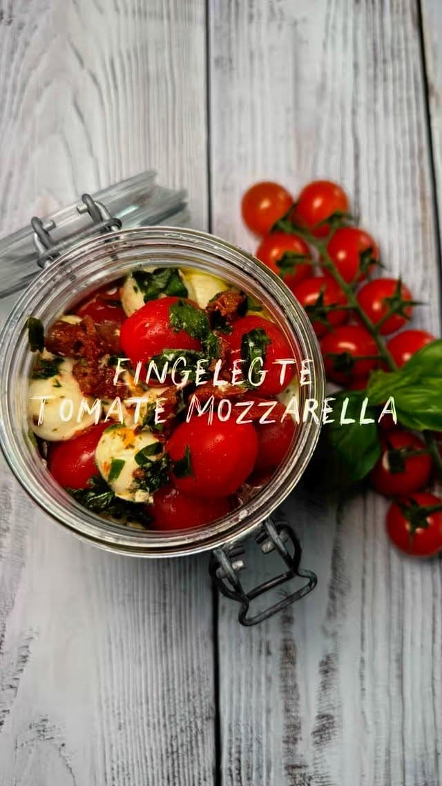 Eingelegte Tomate-Mozzarella