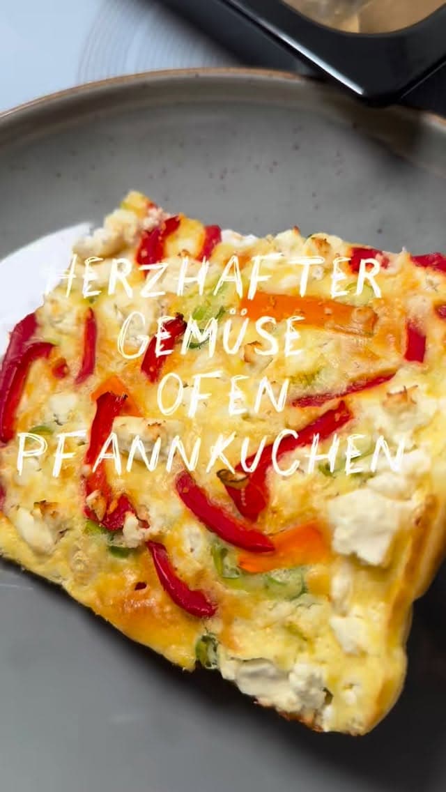 Ofen-Gemüse-Pfannkuchen mit Feta