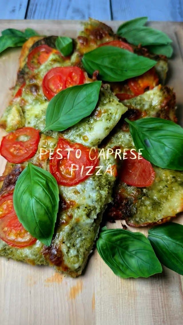 Pesto Caprese Pizza