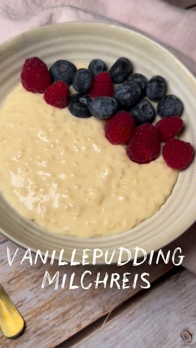 Vanille Pudding Milchreis