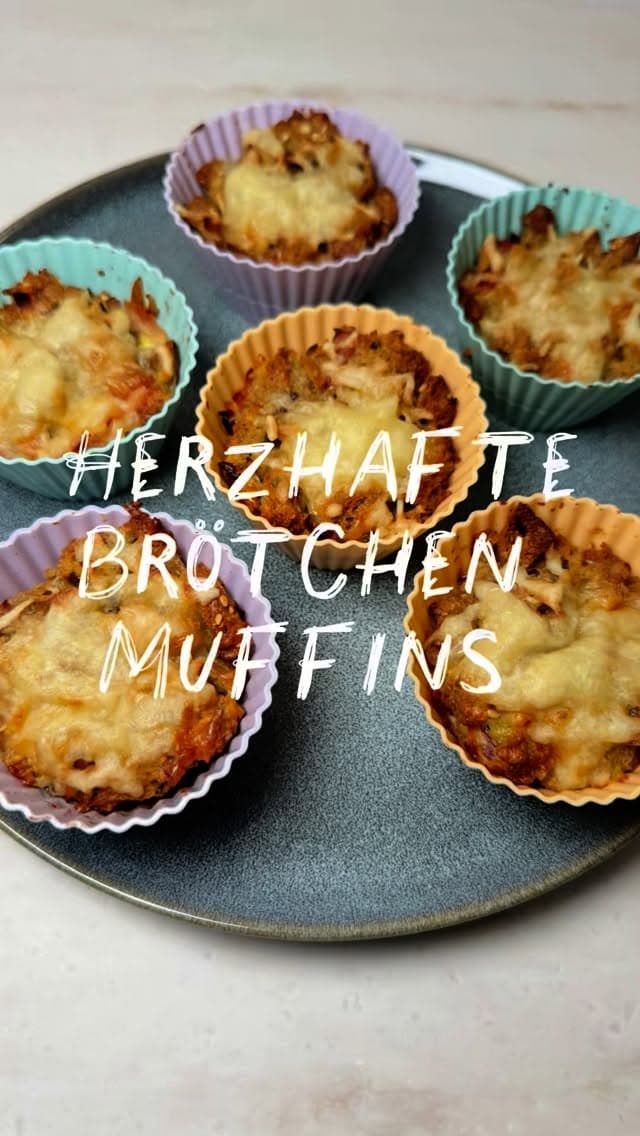 Herzhafte Brötchen-Muffins