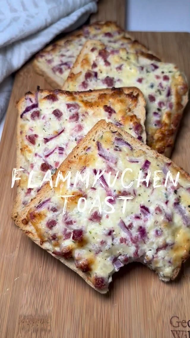 Flammkuchentoast