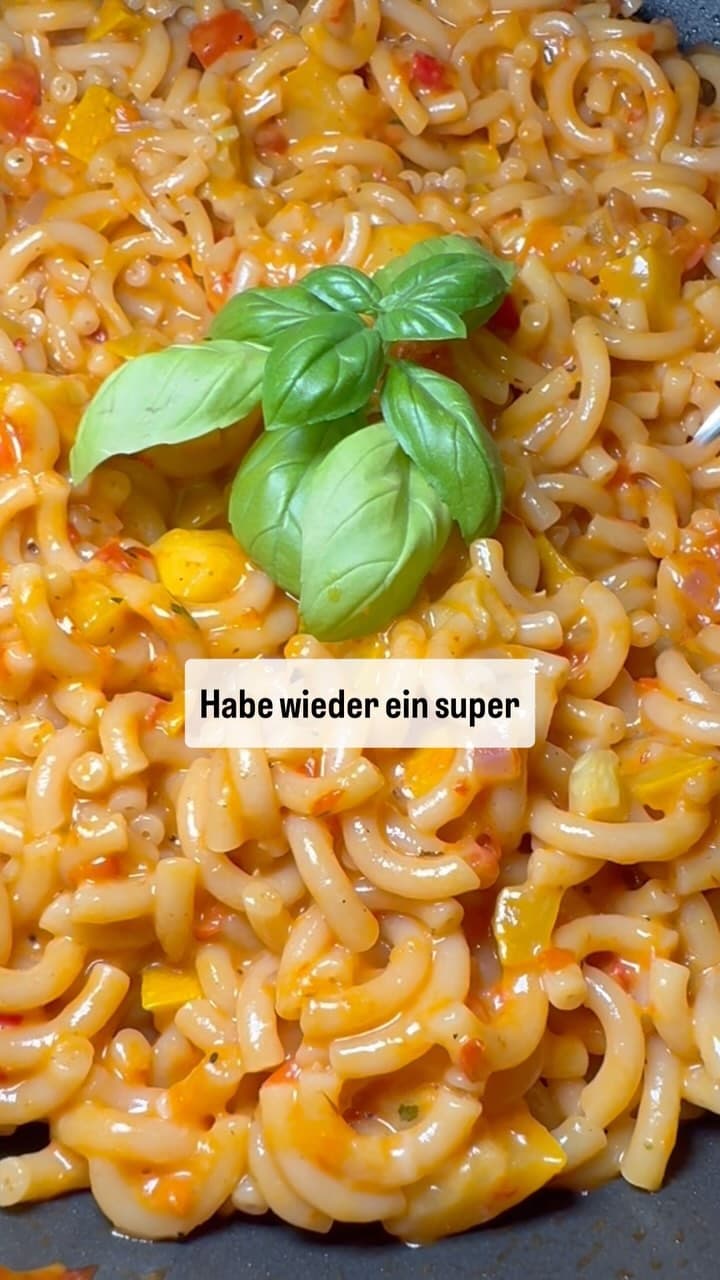 Paprika-Zucchini-Sahne-Pasta