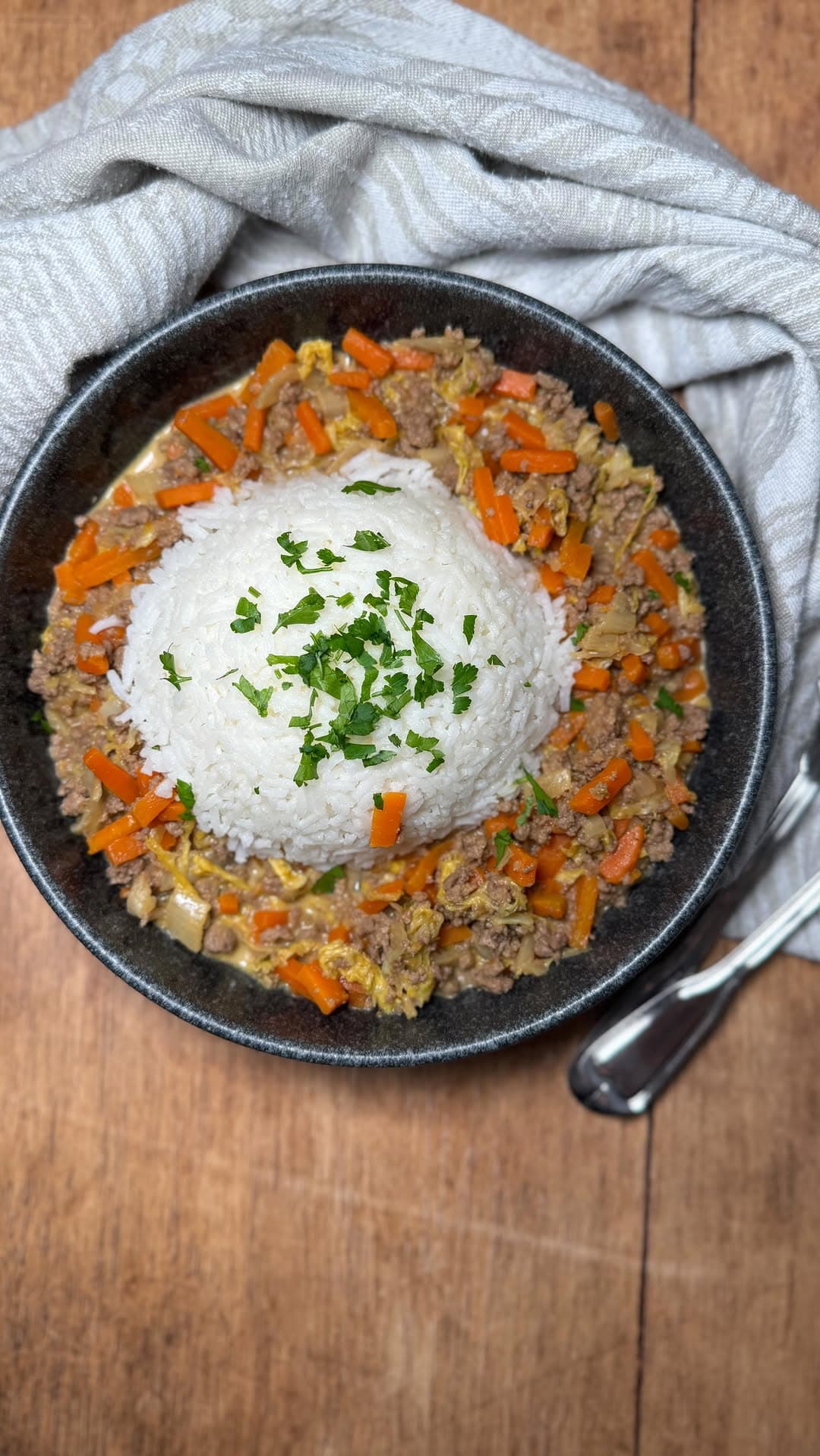 Chinakohl-Hackfleisch-Pfanne