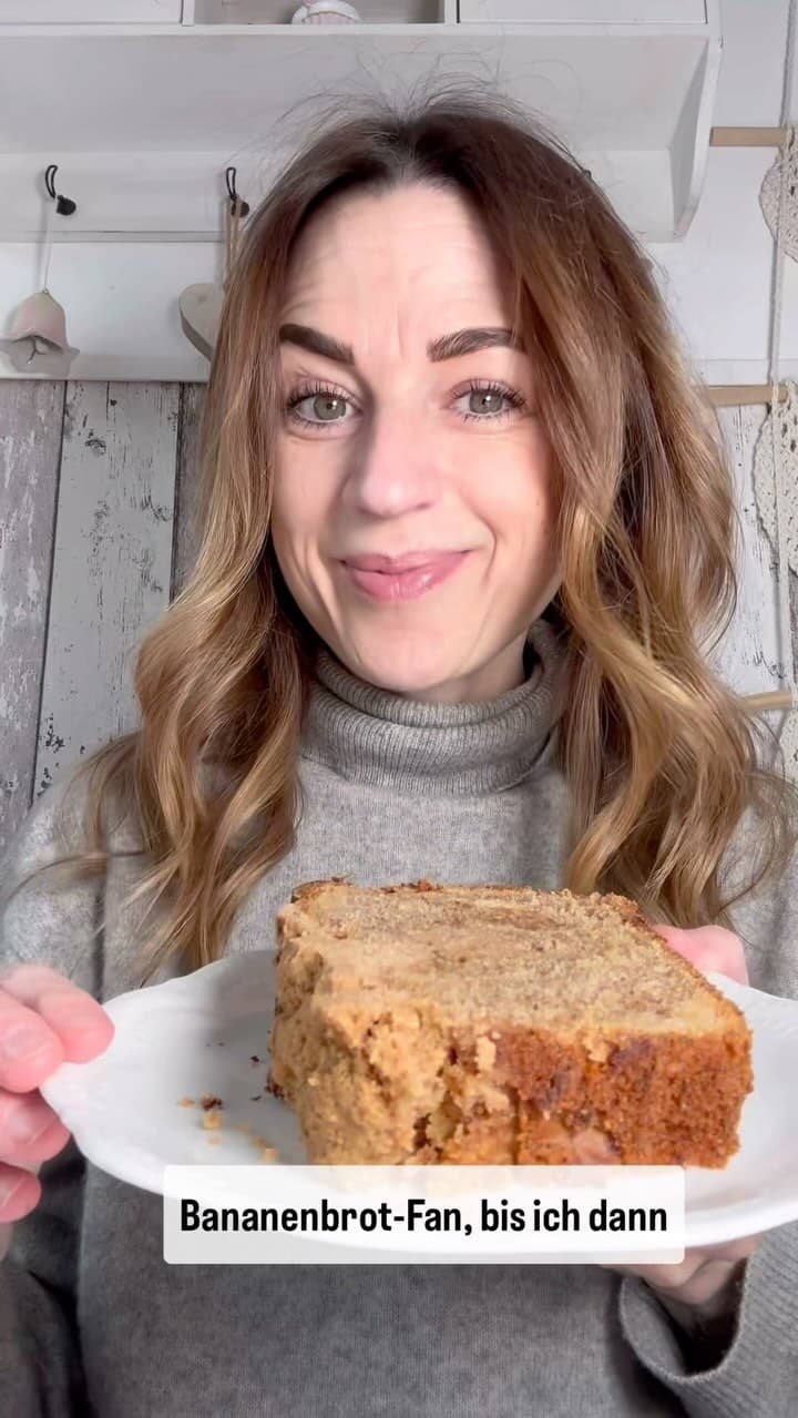 Zimtswirl-Bananenbrot mit Butterstreuseln