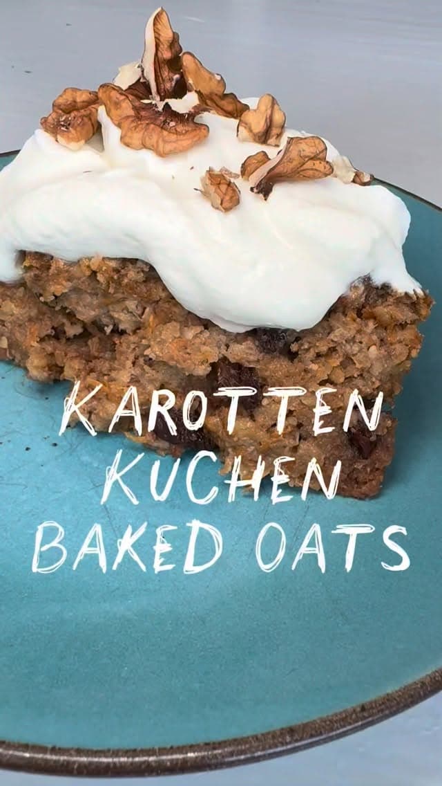 Karottenkuchen-Baked Oats