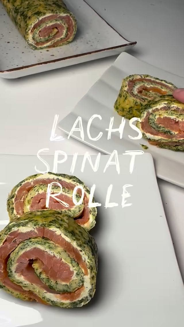 Lachsspinat-Rolle