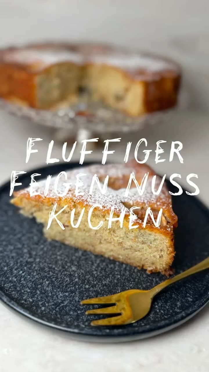 Fluffiger Feigen-Nuss-Kuchen