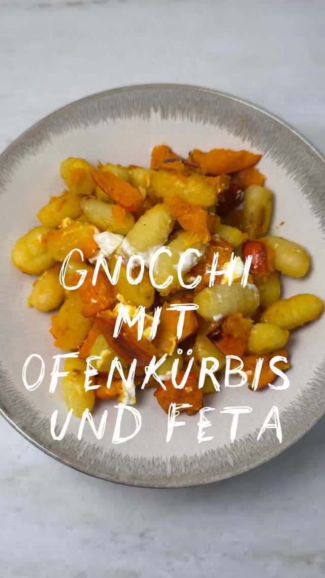 Gnocchi mit Ofenkürbis und Feta