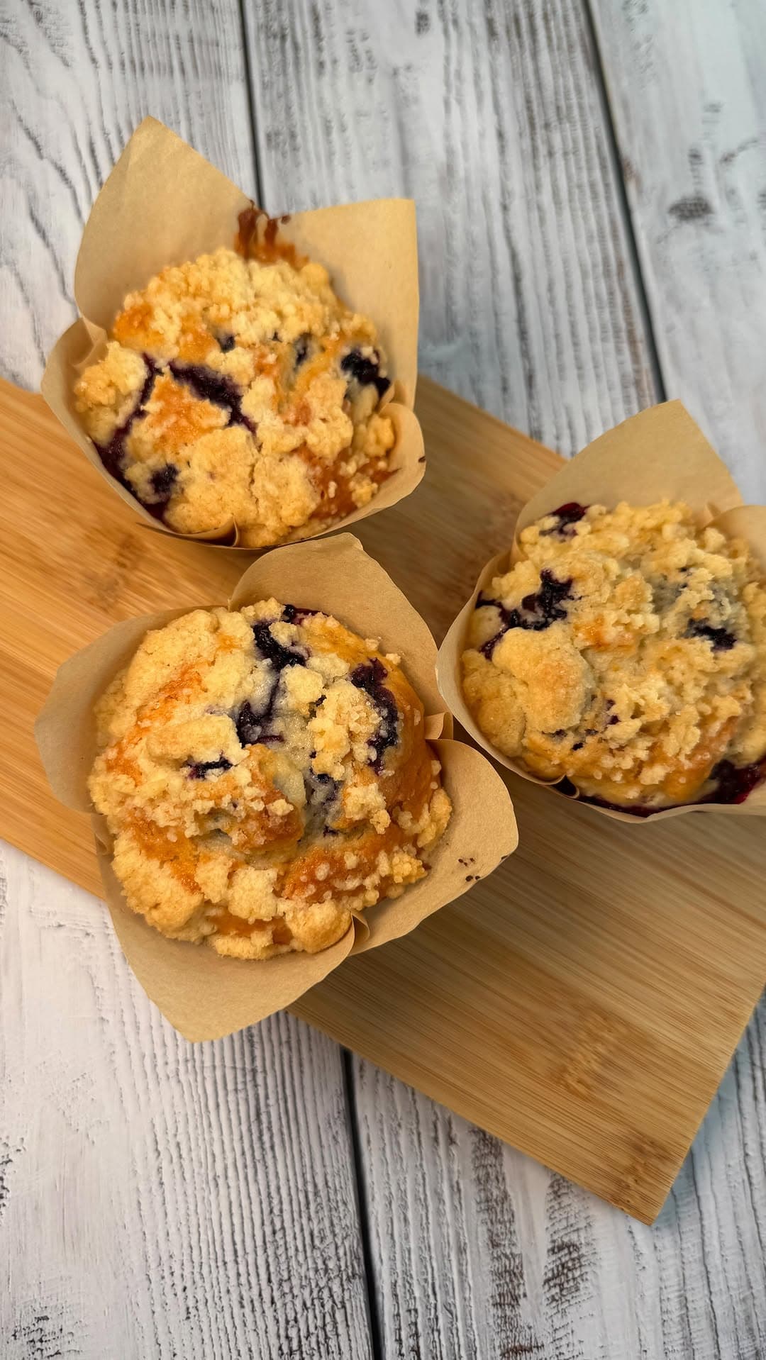 Coffee Shop Blueberry Muffins