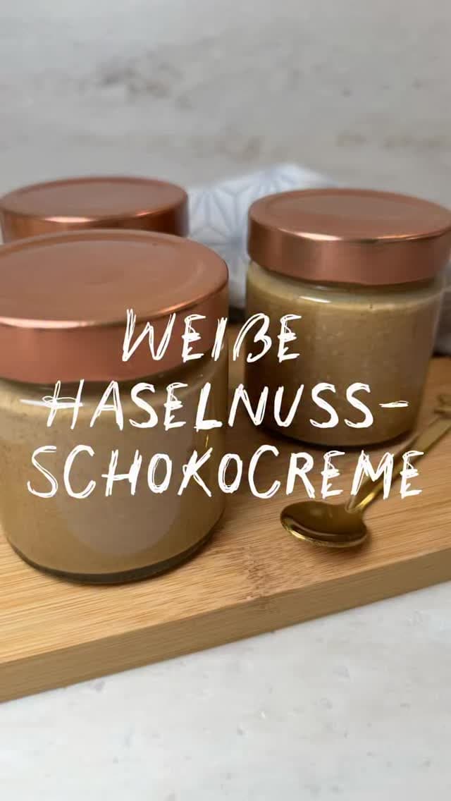 Weiße Haselnuss-Schokocreme