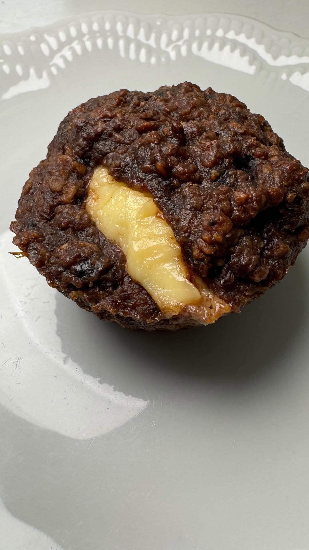 Schoko-Cheesecake-Baked Oats Muffins